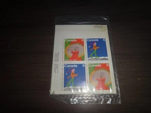 canada set of 4 inscription corner blocks of 4 scott #674 mint never hinged - Picture 1 of 2