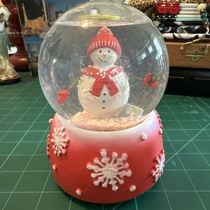 Weihnachten Schneemann Schneekugel - Bild 1 von 5