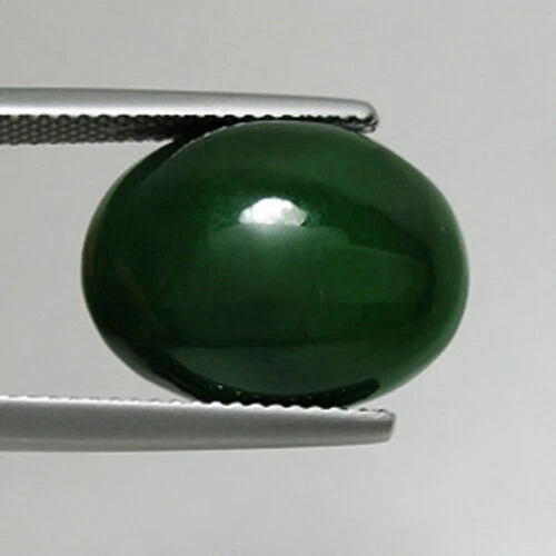 15.95 ct  NATURAL MINED DEEP CHROME GREEN SERPENTINE - CABOCHON  2330 DL - Image 1 of 2