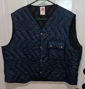 Gilet da lavoro uomo vintage raro uniforme leone stile puffer taglia XX large - Foto 1 di 3