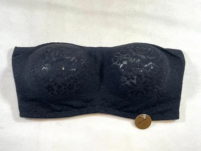 NWOT Wacoal Women's 34DDD Halo Smooth Strapless Underwire Bra 854205 Black - Image 1 of 4