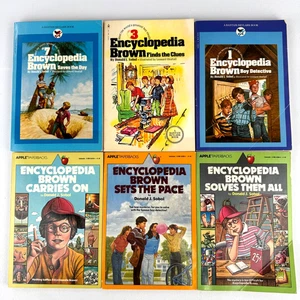 Lot of 6 - Encyclopedia Brown Paperback Book Set by Donald J. Sobol Books - Picture 1 of 24