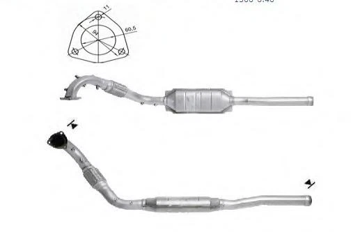 Catalyseur Neuf Volvo 850-850 Break-S70-V70 I 2,5 Tdi 140 pour Volvo 850 S70.... - Photo 1/1