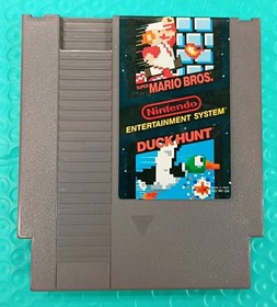 Super Mario Bros./Duck Hunt Game Cartridge (1985, NES) Tested & Works