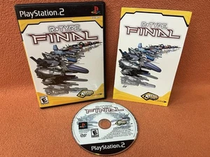 R-Type Final Sony PlayStation 2 PS2 gioco etichetta nera completo scheda REG! - Foto 1 di 4