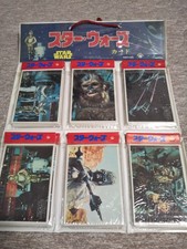 Star Wars Giapponese Yamakatsu Carte Collezionabili 1977 Nuovo 30 Fogli 120