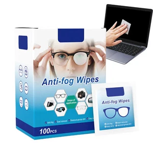 100pcs Lens Cleaning Wipes Anti-fog Eye Glasses Optical Lens Cleaner Non-woven - Picture 1 of 11