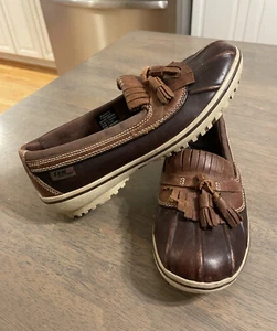 LL Bean Tek 2,5 Damen-Lederstiefel Entenhalbschuhe Slipper Regenschuhe 290695 Größe 7 - Bild 1 von 8