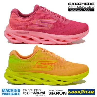 SCARPE ALLA CAVIGLIA DONNA SKECHERS MEMORY FOAM TRAINER FITNESS CORSA CAMMINATA MISURA - Immagine 1 di 4