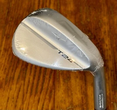 New Mizuno Soft White Satin T24 56* Sand Wedge 56.12S Grind Tour Issue S400 Golf - Image 1 of 3