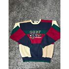 Vintage Golf Clubs Color Block Crewneck Sweatshirt L1