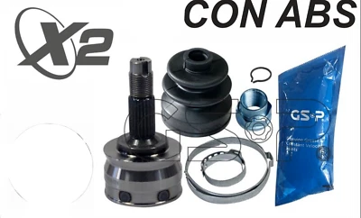 2X KIT GIUNTI OMOCINETICI + GRASSO E FASCETTE DX E SX PER FIAT SEICENTO CON ABS - Immagine 1 di 4