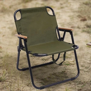 Folding Chair Portable For Outdoor Camping Fishing Chair Beach Patio Chair - Picture 1 of 19