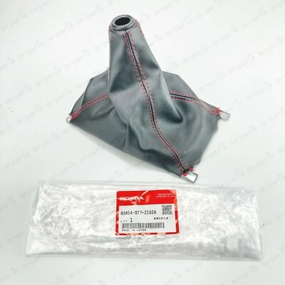 GENUINE HONDA INTEGRA TYPE R DC2 DB8 92-95 CIVIC EG RED STITCHED SHIFT BOOT JDM - Image 1 of 4