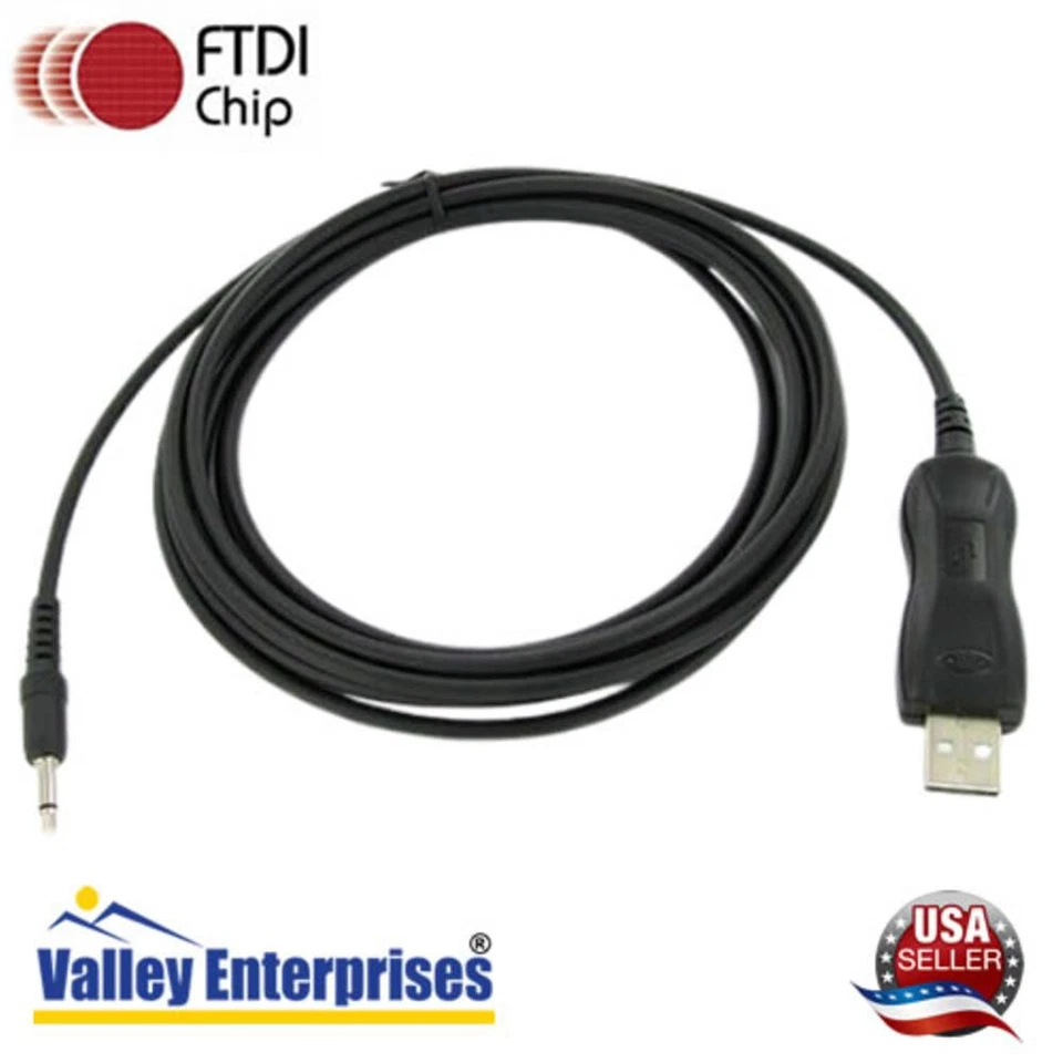 Icom CT-17 USB FTDI CI-V cavo gatto 10 piedi IC-R7100 IC-R71A IC-R71D IC-R71E - Immagine 1 di 1