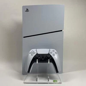 Sony PlayStation 5 PS5 Slim Disc Edition 1TB White Console Gaming System - Picture 1 of 15