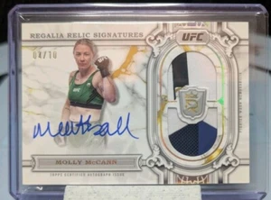 2024 Topps Royalty UFC MOLLY ALBÓNDIGAS MCCANN 04/10 ORO REGALIA RELIQUIA FIRMAS - Imagen 1 de 2