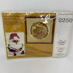 Creative Circle JOLLY SANTA 2187 und Nostalgic Christmas 2250 1979 NEU - Bild 1 von 4