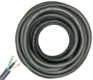 WindyNation 12/3 12 AWG 3 Conductores SJOOW Cable Cable Cable 300V Alimentación Portátil - Imagen 1 de 111