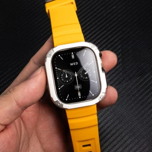Sport Silicone Strap TPU+PC Case Cover For iWatch Ultra 49mm 10 9 8 7 44/45/46mm - Picture 1 of 33