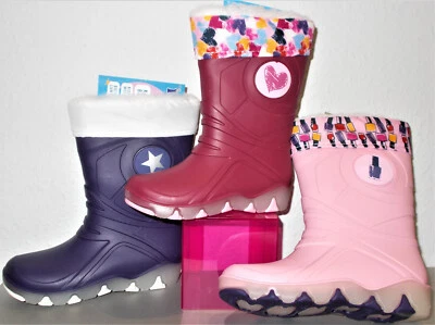 coole Mädchen Blink Regenstiefel Winterstiefel Schneestiefel Snowboots 24-27 NEU - Bild 1 von 4