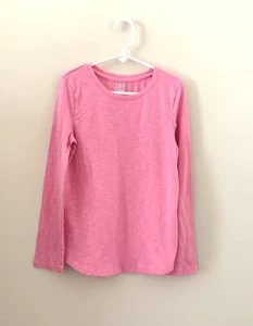 🌷 So Soft Perfectly You Girls Pink Sparkle Shirt - Size 7/8 Youth - Picture 1 of 7