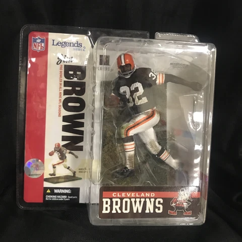 Browns McFarlane NFL Legends Series 2 J Brown Action Figure-Very Nice Condition! Cover