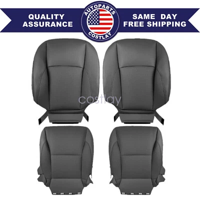 2007-2012 для LEXUS ES350 водителя и пассажира перфорированный кожаный чехол черный - Изображение 1 из 4