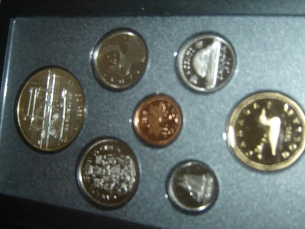 1991 Canada Proof Double Dollar Set (KEY 7 Coins Cent to Silver Dollar (RJ) - Image 1 of 1