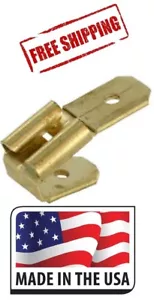 (10) BUCHSE/DOPPELSTECKER HUCKEPACK 1/4 ZOLL BUCHSE LASCHE AUF ZWEI STECKER ANSCHLÜSSE USA - Bild 1 von 1