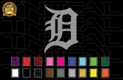 Detroit Tigers Decal Sticker  Baseball Team Logo MLB Car Truck Window Wall - Image 1 of 2