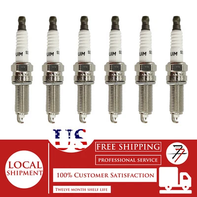 Kit de 6 bujías de iridio para Mercedes-Benz ML350 E550 GL550 2006-2011 Foto 1 de 4