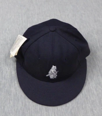 Chicago Cubs Baseball Hat Adult Blue Cubs 1914 Replica Fitted 7 1/8 MLB USA - Image 1 of 4