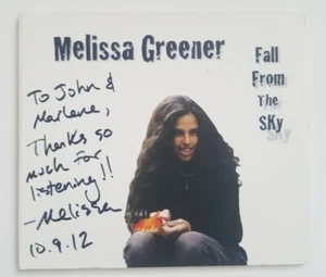 SIGNED Mellisa Greener - Fall from the Sky CD, Tested, Works - Picture 1 of 3