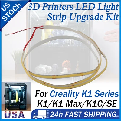 LED 灯套件升级适用于所有 Creality K1 系列 3D 打印机 K1/K1Max/K1C/SE — 第 1/4 张图片