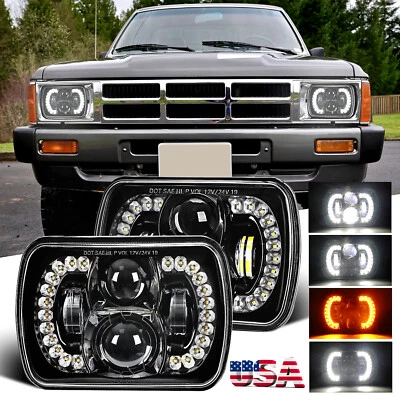 Faros LED Hi-Lo DRL H4 para camioneta Toyota 1982-1995 Tacoma 4Runner 5x7 7x6"" Foto 1 de 4