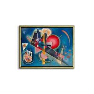 Druck Auf Papier Auf Leinwand Oder Bild Mit Rahmen Wassily Kandinsky Im Blau - Bild 1 von 9