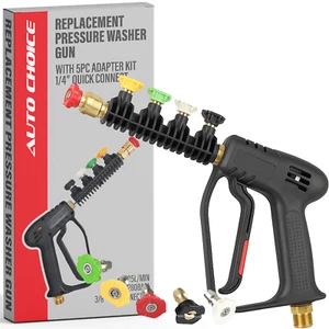 Hochdruckreiniger Spritzpistole + 5 Düsenspitzen Auto Jet Wasserlanze Power Washing - Bild 1 von 11