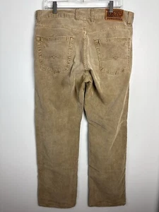 Lucky Brand Dungarees Mens 34x32 Classic Fit Regular Length Relaxed Khaki Y2K - Picture 1 of 11