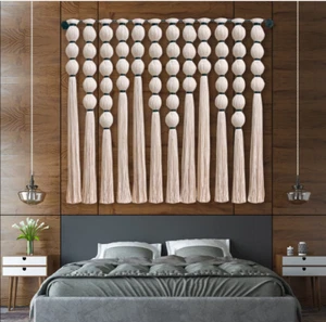 Luxus Handgefertigte Wanddeko, Mexikanisches Makramee Wandbehang, Wandbild - Bild 1 von 6