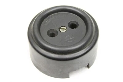 Antiguo enchufe baquelita redondo expuesto Art Deco loft vintage sin Foto 1 de 4