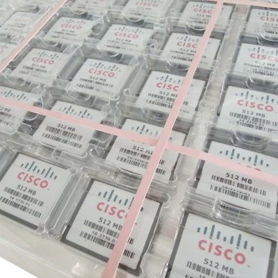 CISCO 50 x 512MB CompactFlash CF Memory Card Genuine W/Cases for Industrial - Image 1 of 4