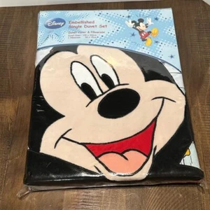 Mickey Mouse "Reversible" Single Duvet Cover with Matching Pillow Case Set. - Picture 1 of 2