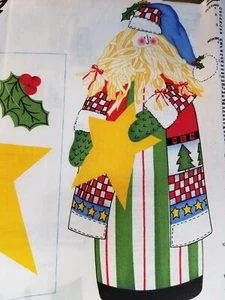 Panel de tela de escultura suave de corte y costura de Alma Lynne's SANTA de colección de aproximadamente 32' de alto (70 - Imagen 1 de 4