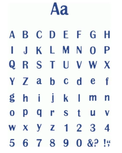 Troqueles de corte QuicKutz Alphabet 2x2 Uptown Girl Moxie Empire Zoe CK clips de noticias Foto 1 de 1