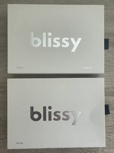 2x BLISSY MOMME 22 Standard WHITE MULBERRY SILK PILLOWCASES New In Box Lot Of 2 - Picture 1 of 7