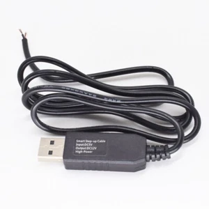 Cable coleta convertidor módulo escalonado hágalo usted mismo USB 2.0 A macho de 5 V a 12 V de 3,3 pies 50 un. - Imagen 1 de 5