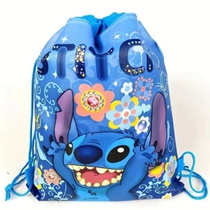 Disney Stitch Drawstring Backpack Pouch Perfect for School, Travel & Gifts - Picture 1 of 3