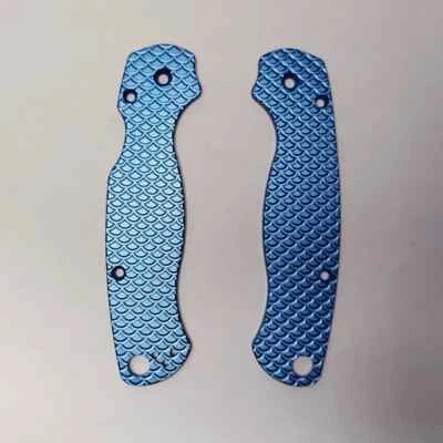 Nuevo 1 par de básculas de mango de aleación de aluminio para cuchillos Spyderco C81 paramilitary2 Foto 1 de 4