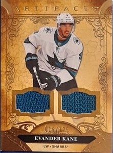 2020-21 Upper Deck Artifacts Material Gold /175 Evander Kane #11